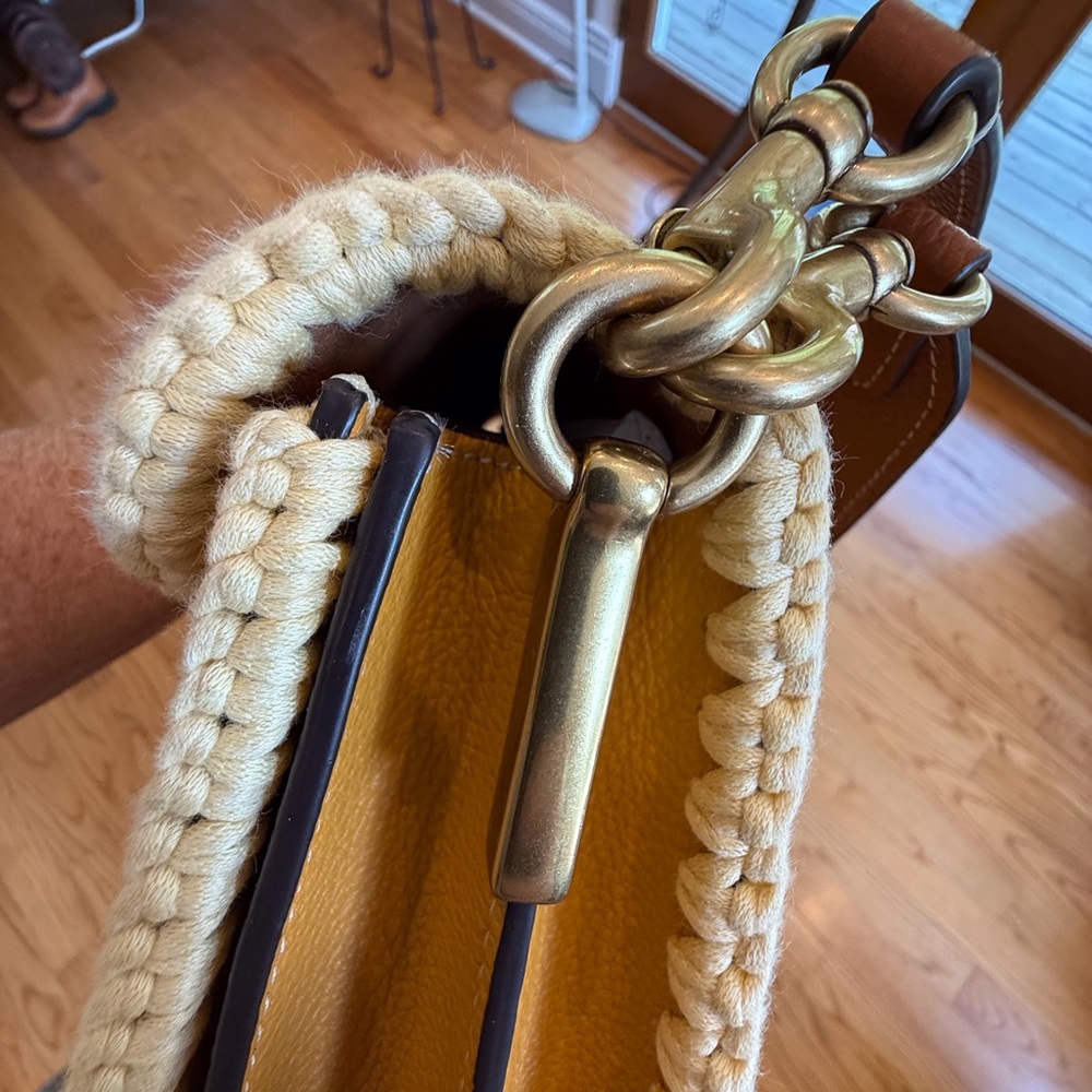 Coach Tabby 26 Shoulder/Crossbody Bag with Crochet Trim! NWOT - Picture 12 of 17